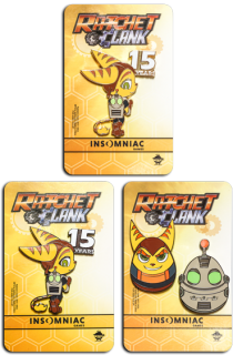 Ratchet & Clank 15th Anniversary Pin Set (limited)